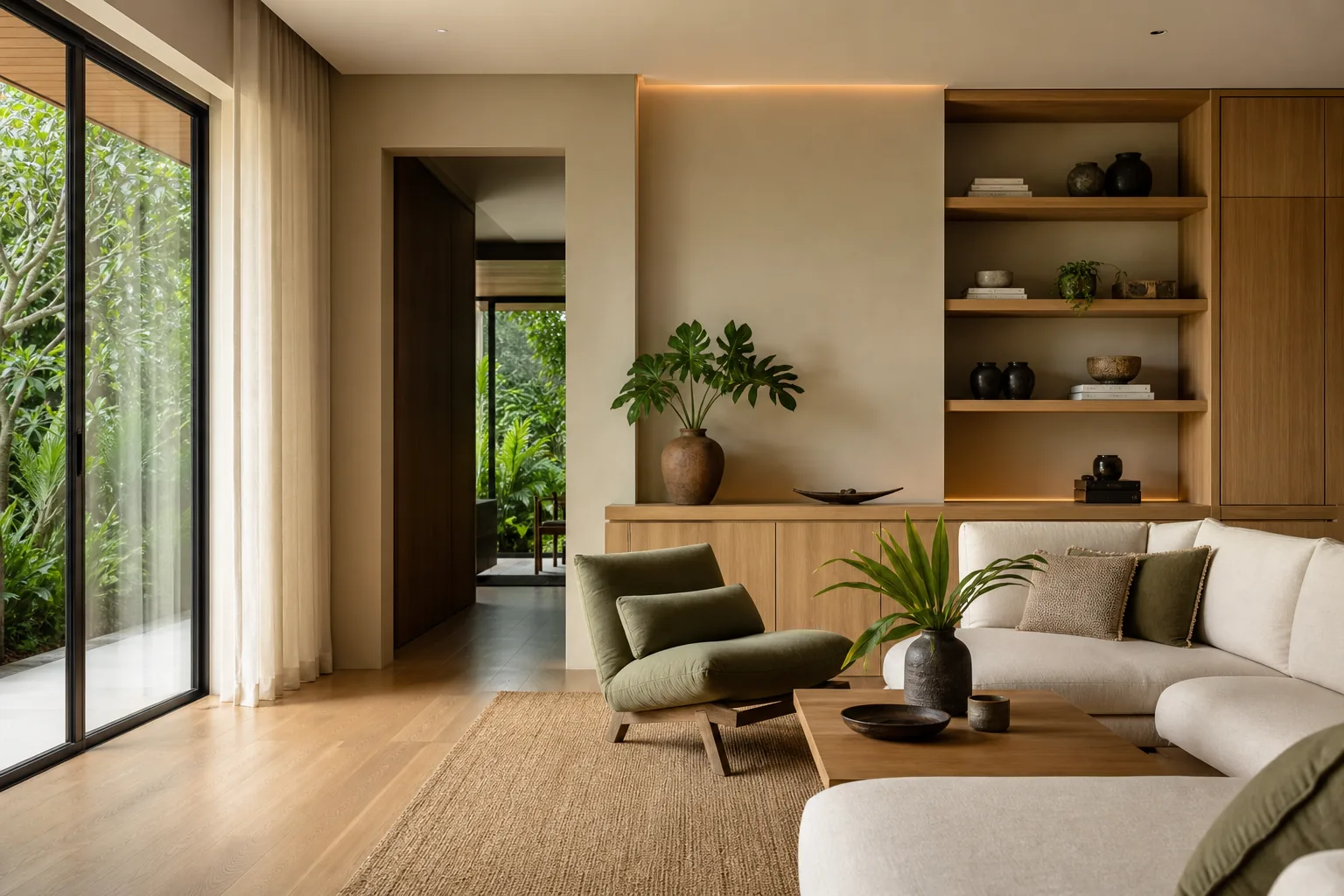 Warm Modern Residence ผลงานออกแบบตกแต่งภายใน